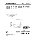 Sony KV-V2110A Service Manual