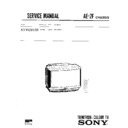 Sony KV-W2813B Service Manual