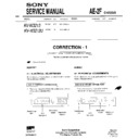 Sony KV-W3212U (serv.man2) Service Manual