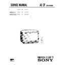 Sony KV-W3212U Service Manual