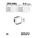 Sony KV-X2100B Service Manual