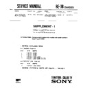 Sony KV-X2102L Service Manual