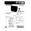 Sony KV-X2130B Service Manual