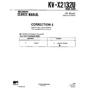 Sony KV-X2132U Service Manual