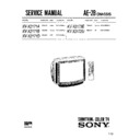 Sony KV-X2171A Service Manual