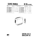 Sony KV-X2500B Service Manual