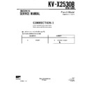Sony KV-X2530B (serv.man2) Service Manual