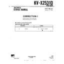 Sony KV-X2531D (serv.man3) Service Manual
