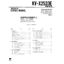 Sony KV-X2533E (serv.man2) Service Manual