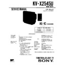 Sony KV-X2545U Service Manual