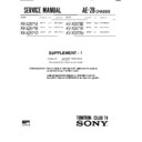 Sony KV-X2571A (serv.man2) Service Manual