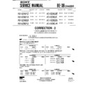 Sony KV-X2900B (serv.man3) Service Manual
