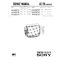 Sony KV-X2971A Service Manual
