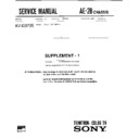 Sony KV-X2973B (serv.man2) Service Manual