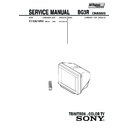 Sony KV-XA21M80 Service Manual