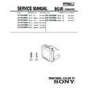 Sony KV-XA25M31 Service Manual