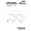 Sony KV-XA29K94 Service Manual