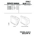 Sony KV-XA29M31 Service Manual