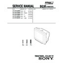 Sony KV-XA34M66 Service Manual