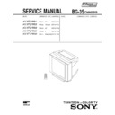 Sony KV-XF21M30 Service Manual