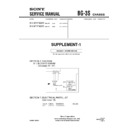 Sony KV-XF21M83 (serv.man2) Service Manual