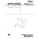 Sony KV-XF21N90 Service Manual