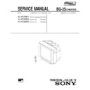 Sony KV-XF25M21 Service Manual