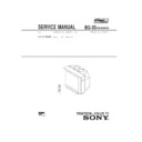 Sony KV-XF25M65 Service Manual