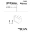 Sony KV-XF29K94 Service Manual