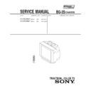 Sony KV-XF29M67 Service Manual