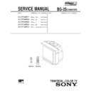 Sony KV-XF34M31 Service Manual