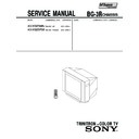 Sony KV-XG25M8J Service Manual