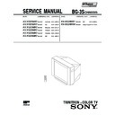 Sony KV-XG29M30 (serv.man2) Service Manual