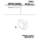 Sony KV-XG29M90 Service Manual
