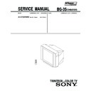 Sony KV-XG29N90 Service Manual