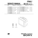 Sony KV-XS29M31 Service Manual