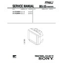 Sony KV-XS29M80 (serv.man3) Service Manual