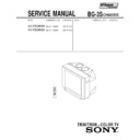 Sony KV-XS29N90 Service Manual