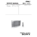 Sony KV-XV29M50 Service Manual