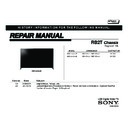 Sony XBR-55X850B, XBR-65X850B Service Manual