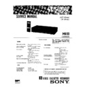 Sony EV-S1000E Service Manual