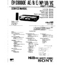 Sony EV-S9000AE, EV-S9000B, EV-S9000E, EV-S9000NP, EV-S9000UB, EV-S9000VC Service Manual