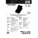 Sony GV-9E Service Manual