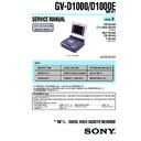 Sony GV-D1000 (serv.man2) Service Manual