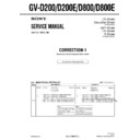 Sony GV-D200 (serv.man4) Service Manual