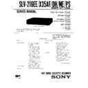 Sony SLV-216EE, SLV-X35DH, SLV-X35ME, SLV-X35PS Service Manual