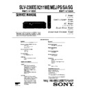 Sony SLV-236EE, SLV-X211ME, SLV-X211MEJ, SLV-X211PS, SLV-X211SA, SLV-X211SG Service Manual