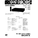 Sony SLV-282, SLV-X30ME, SLV-X30PS Service Manual