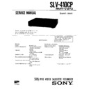 Sony SLV-410CP Service Manual