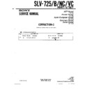 Sony SLV-725, SLV-725B, SLV-725NC, SLV-725VC (serv.man3) Service Manual